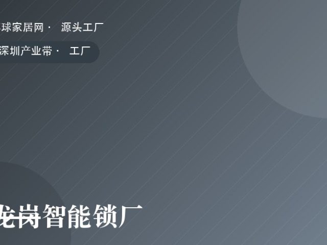 龙岗智能锁厂